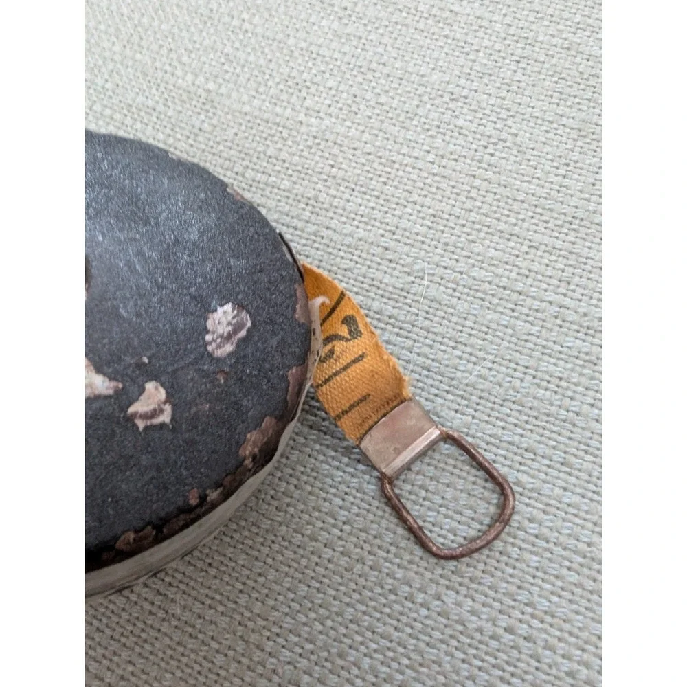 Vintage Walsco 50ft cloth tape‎ measure (steel?)